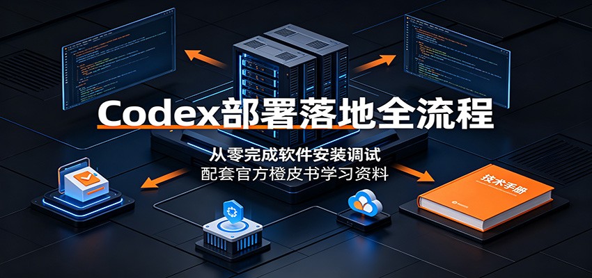 Codex部署落地全流程：从零完成软件安装调试，配套官方橙皮书学习资料-艺川网创