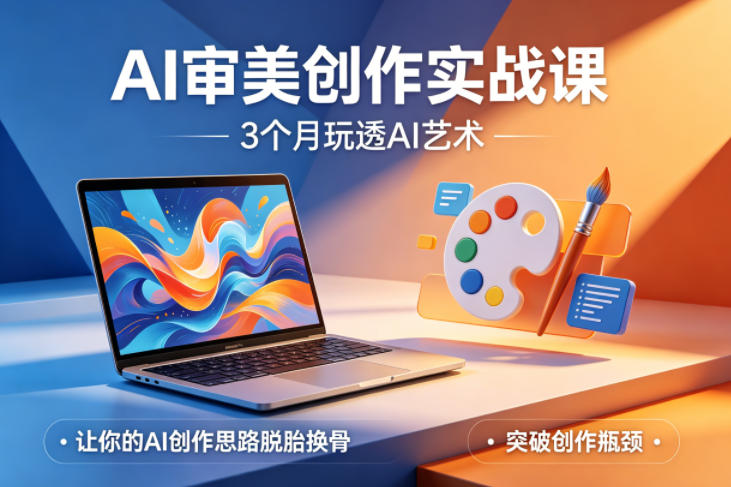 AI审美创作实战课，3个月玩透AI艺术，让你的AI创作思路脱胎换骨，突破创作瓶颈(更新0706)-艺川网创