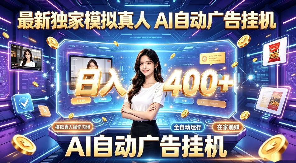 最新独家模拟真人，AI自动挂号挂G，日入400+，全程全自动运行，无需人工【揭秘】-艺川网创