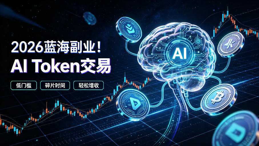 2026全新风口副业|AI智能Token交易,空闲时间轻松 賺 收益,无需全天盯盘【揭秘】-艺川网创