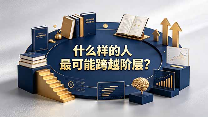 付费文章：什么样的人最可能跨越阶层？具备这五种特质，普通人也能顺利跨越阶层-艺川网创