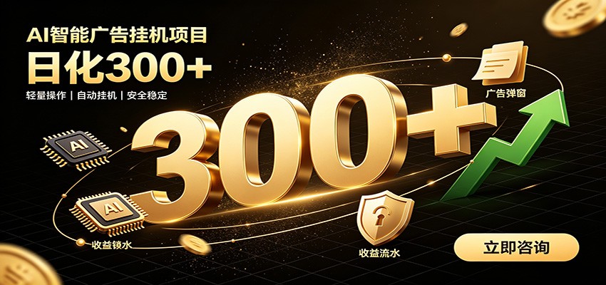 捡钱方法教学，AI广告全新玩法，月入过万无压力，适合各类人群兼职创业-艺川网创