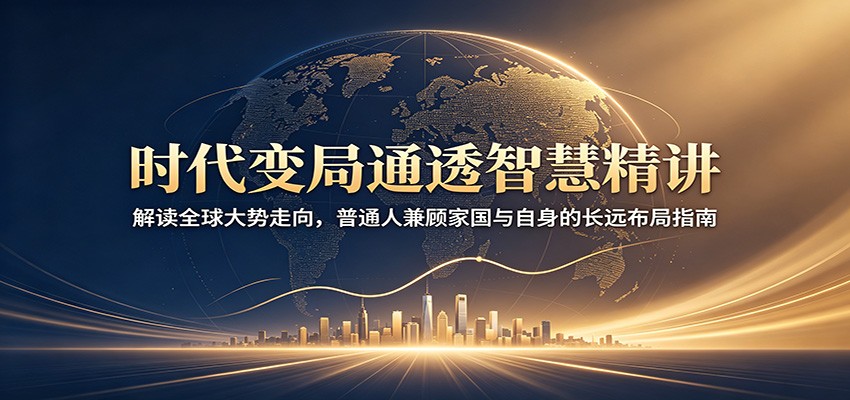 时代变局通透智慧精讲：解读全球大势走向，普通人兼顾家国与自身的长远布局指南-艺川网创
