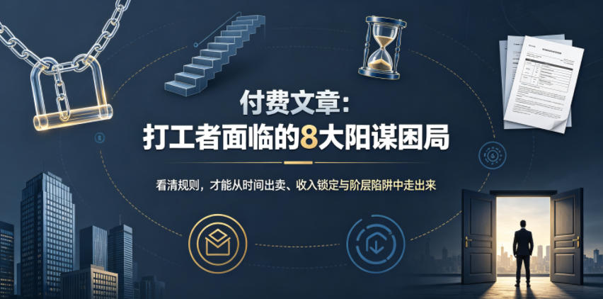 付费文章：打工者面临的8大阳谋困局-艺川网创