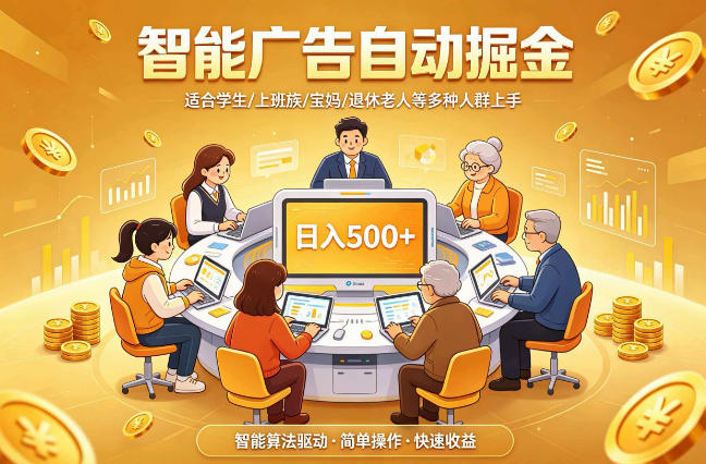 2026年最好做的项目：自动掘金项目，小白轻易上手，单日轻松收入500+【揭秘】-艺川网创