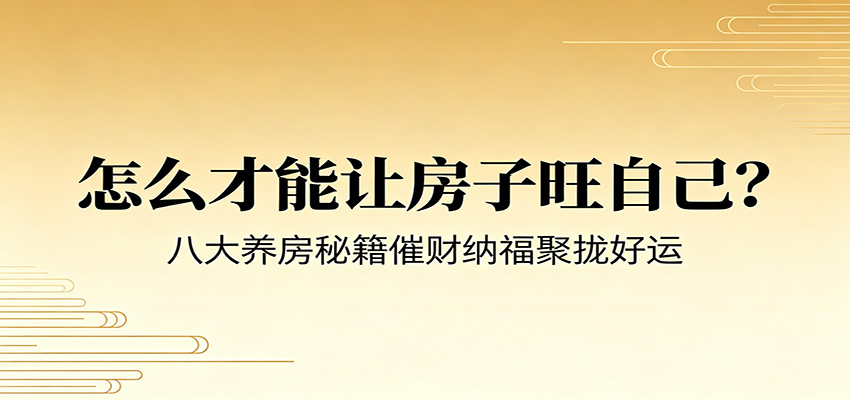 付费文章《怎么才能让房子旺自己？》八大养房秘籍催财纳福聚拢好运-艺川网创