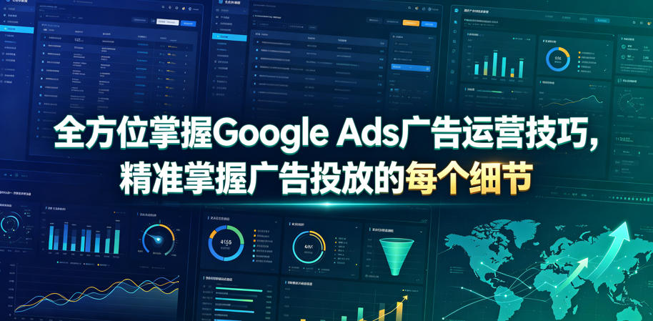全方位掌握Google Ads广告运营技巧，精准掌握广告投放的每个细节【原创双语字幕】-艺川网创